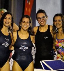 Estafeta 4x50m Livres Feminina sagra-se Campeã Nacional